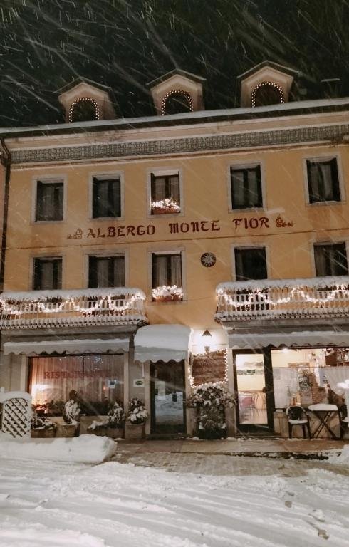 Hotel Monte Fior facade in Foza